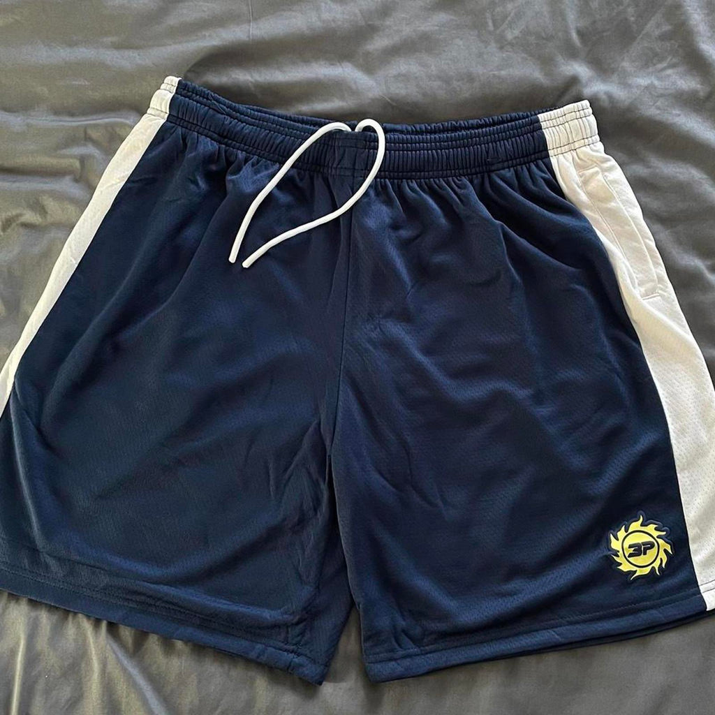 Broken Planet Men's Blue and White Shorts