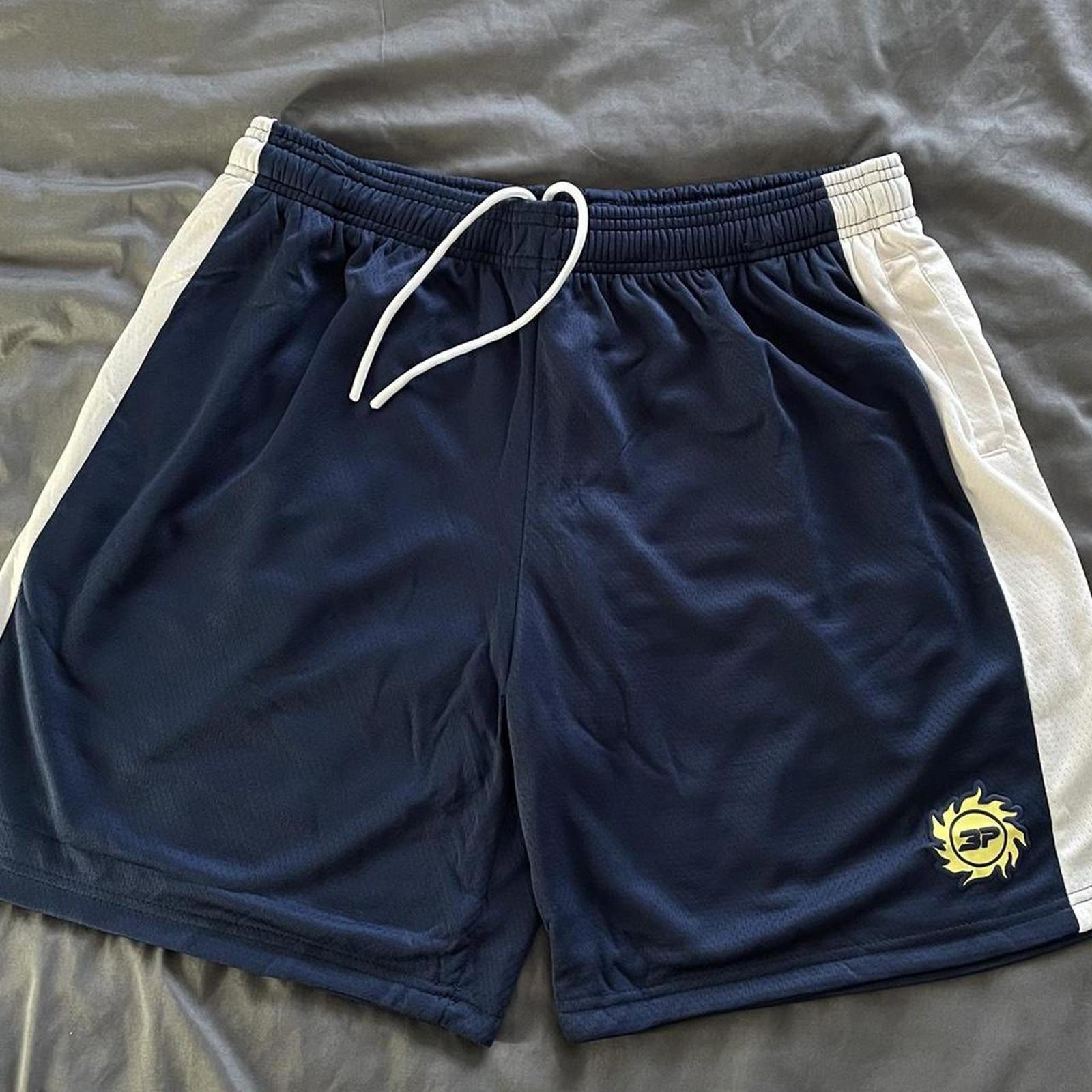 Broken Planet Men's Blue and White Shorts