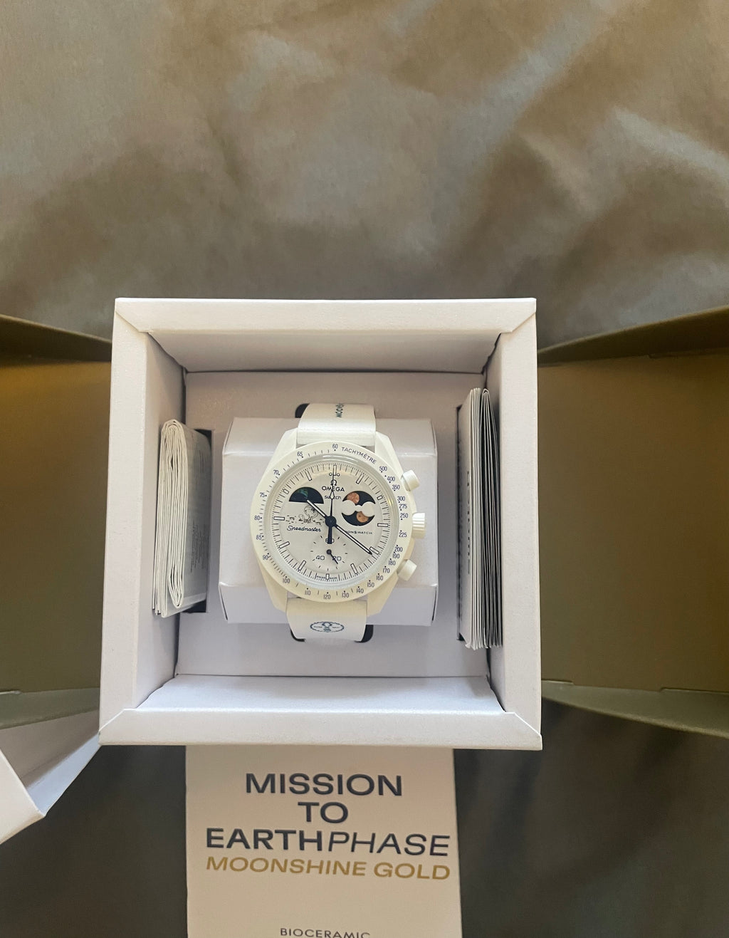 Omega x swatch moonshine gold