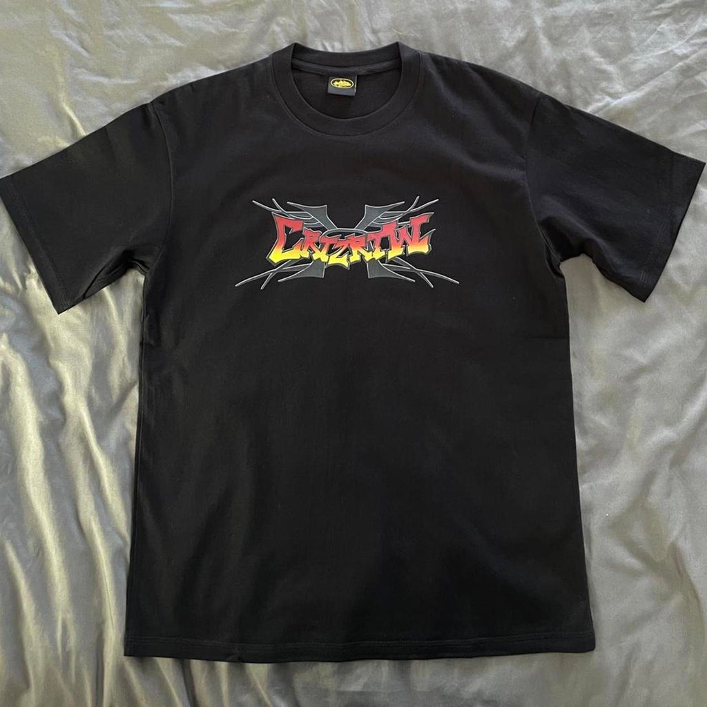 Corteiz Men's Black Tshirt