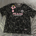 Bape x inter Miami black camo t-shirt
