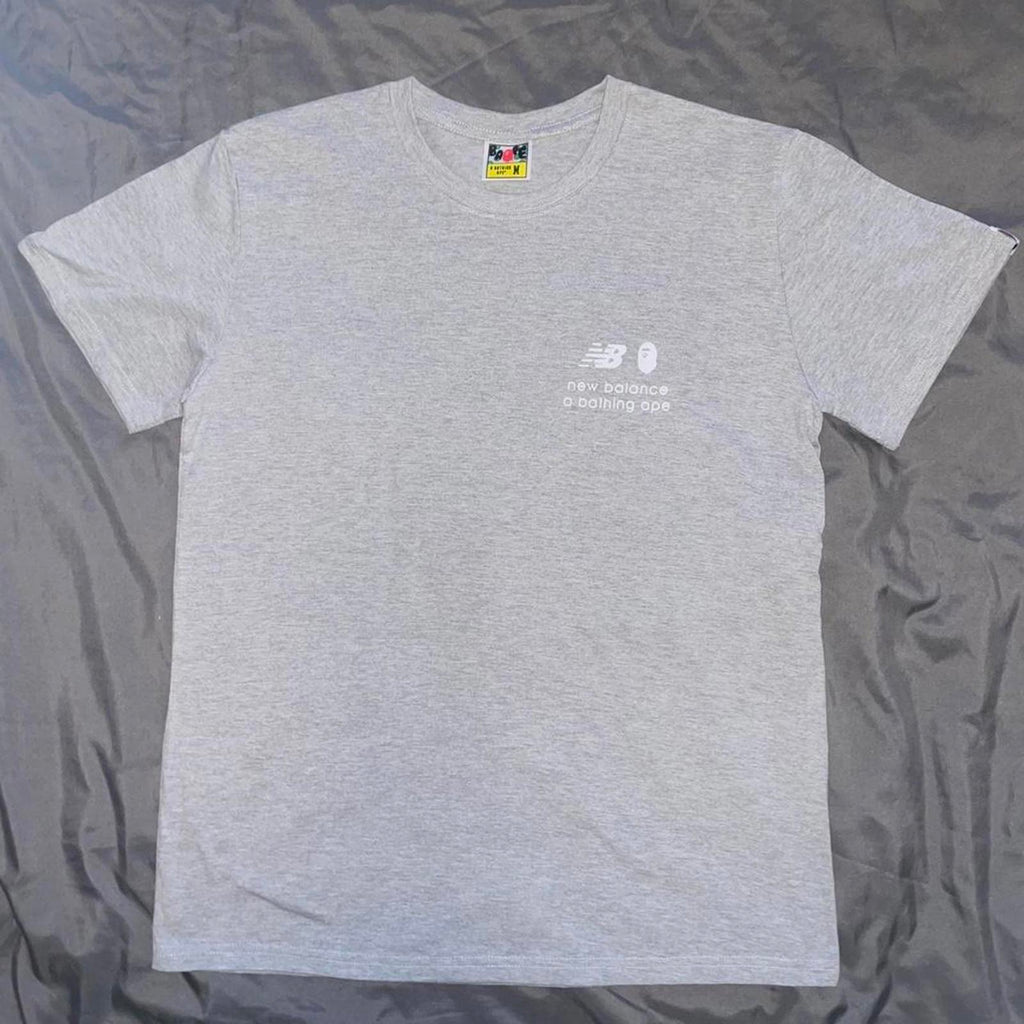 BAPE Men's Grey Tshirt