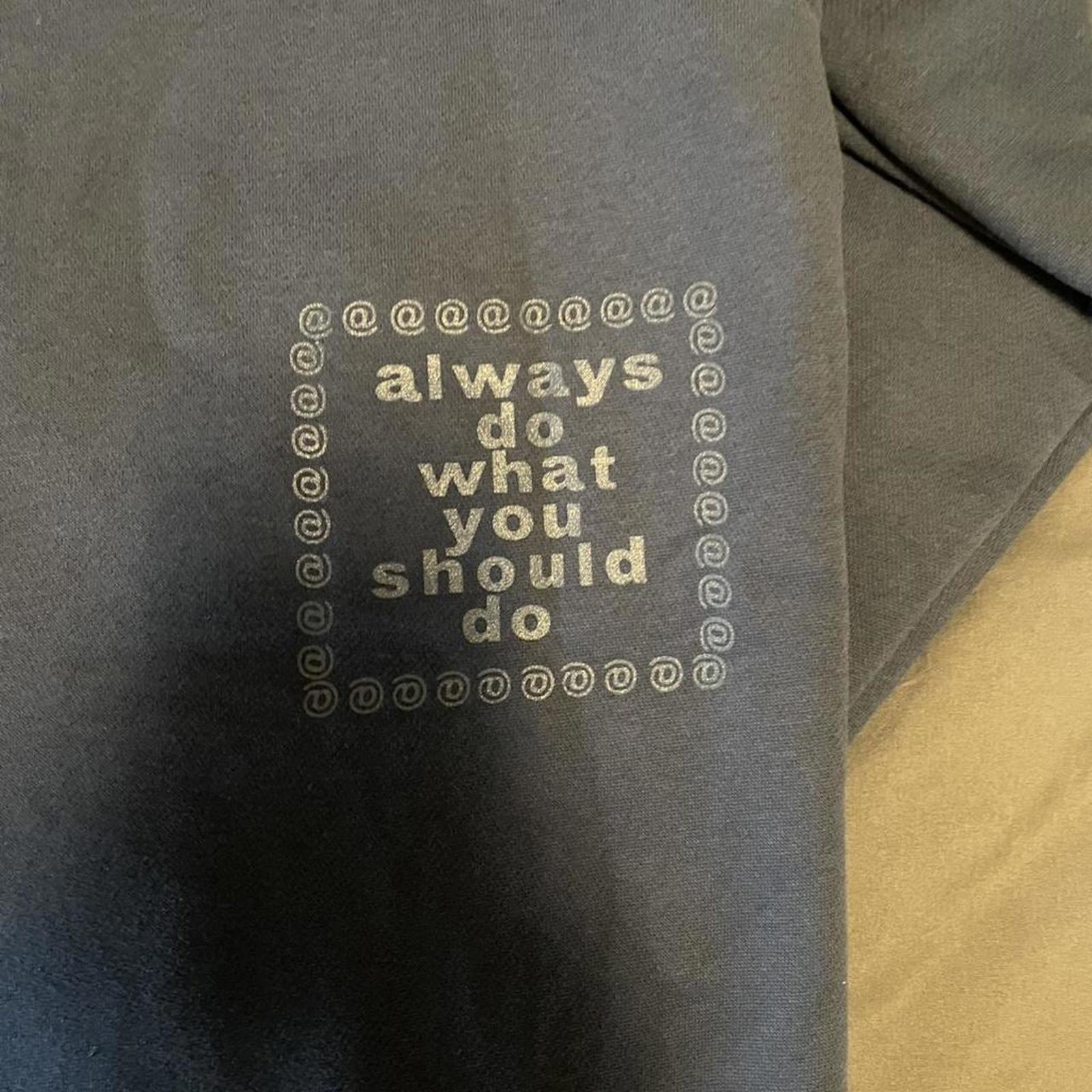 ADWYSD navy hoodie new with tags
