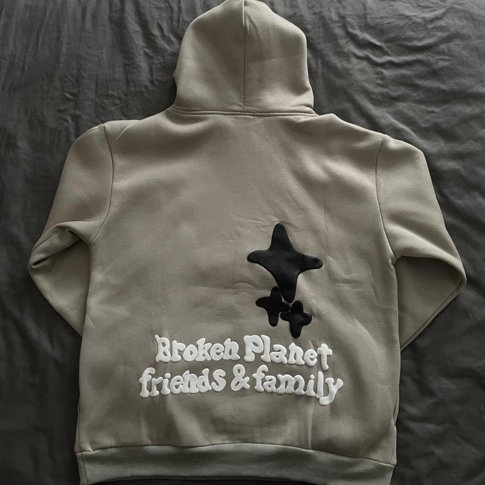 Broken Planet Men's Cream Hoody