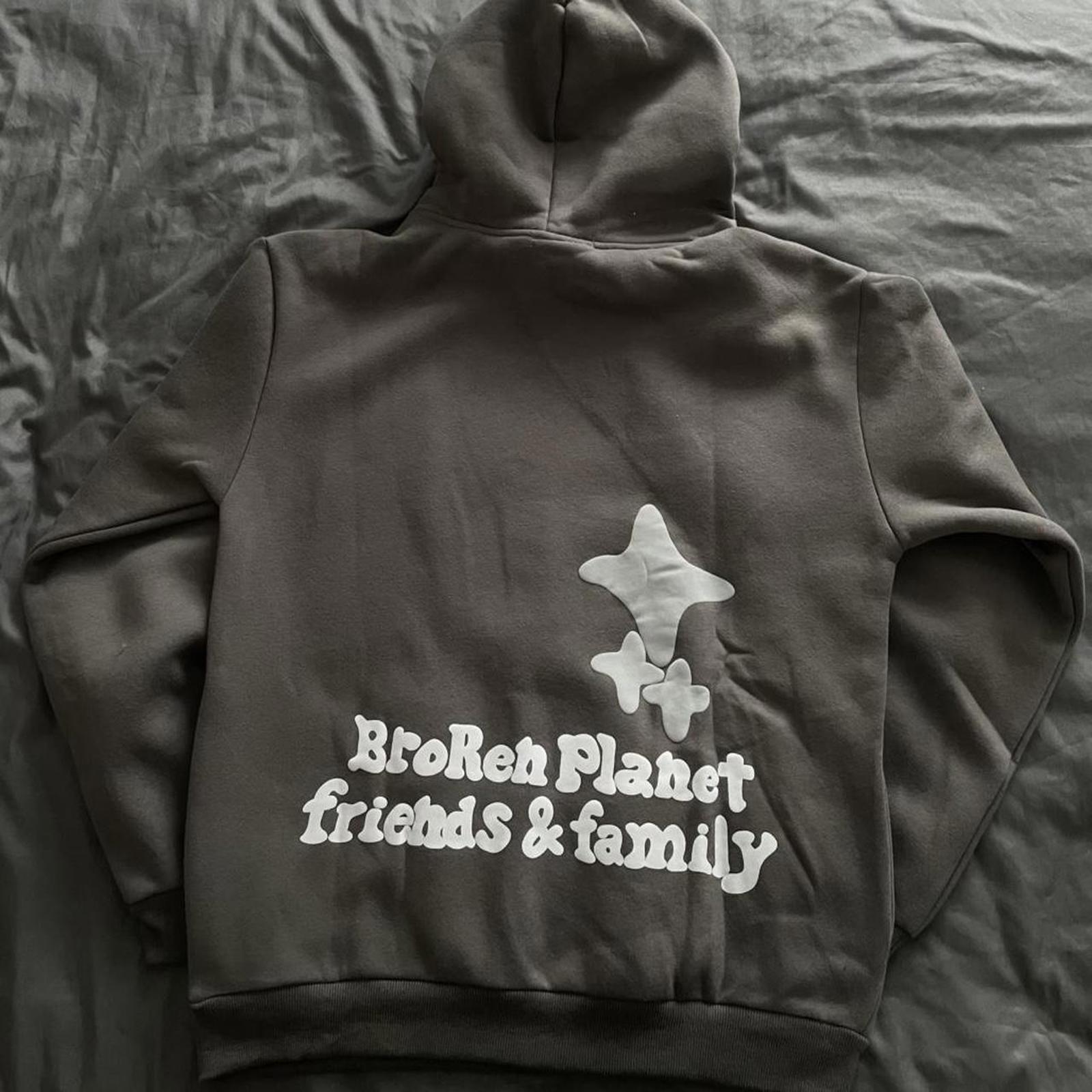 Broken Planet Men's Grey Hoody