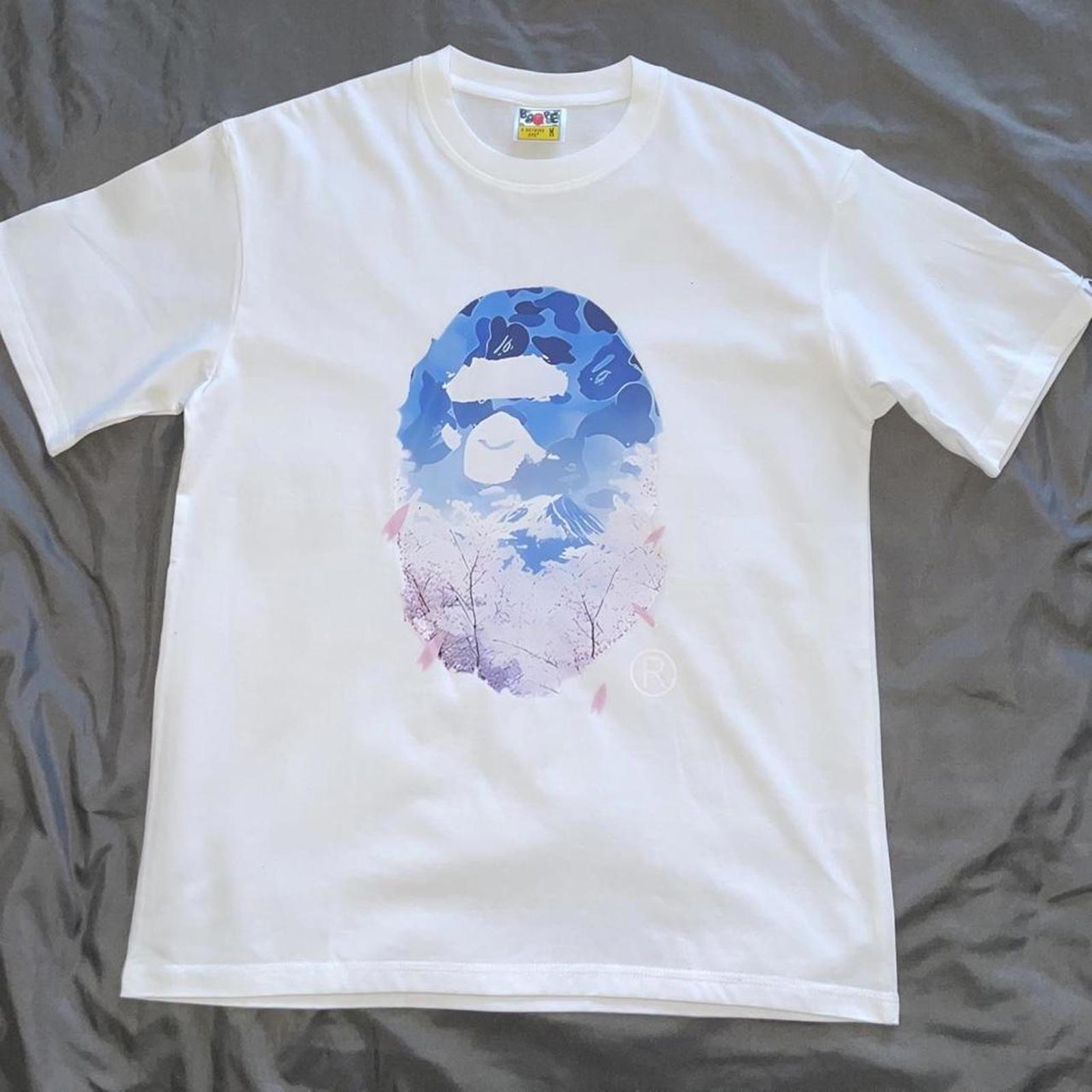 BAPE Men's White Tshirt