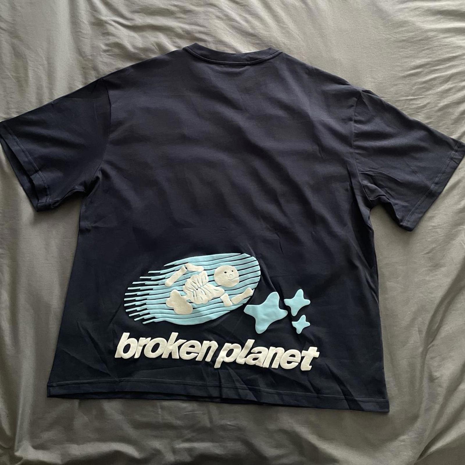 Broken Planet Men's Navy Tshirt