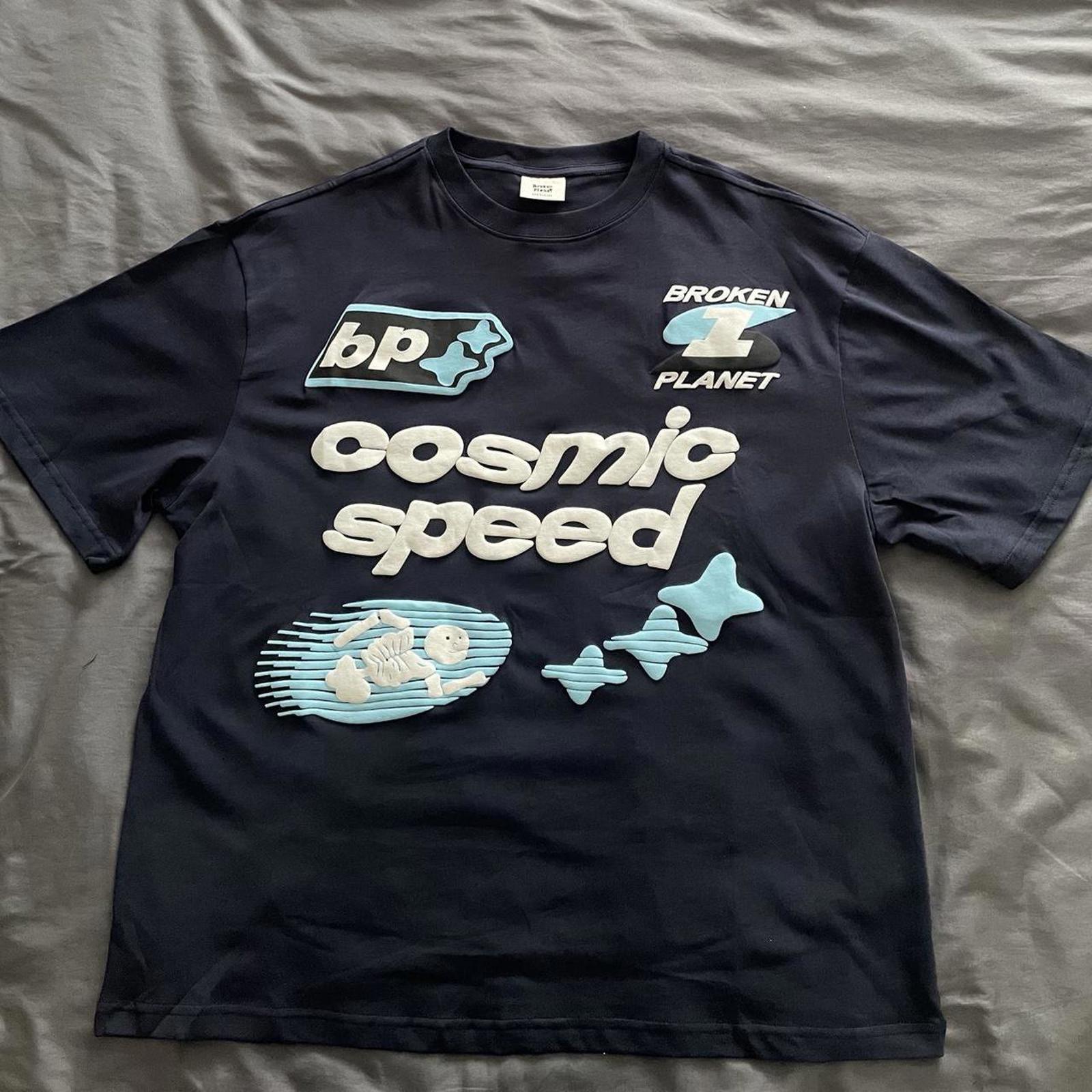 Broken Planet Men's Navy Tshirt