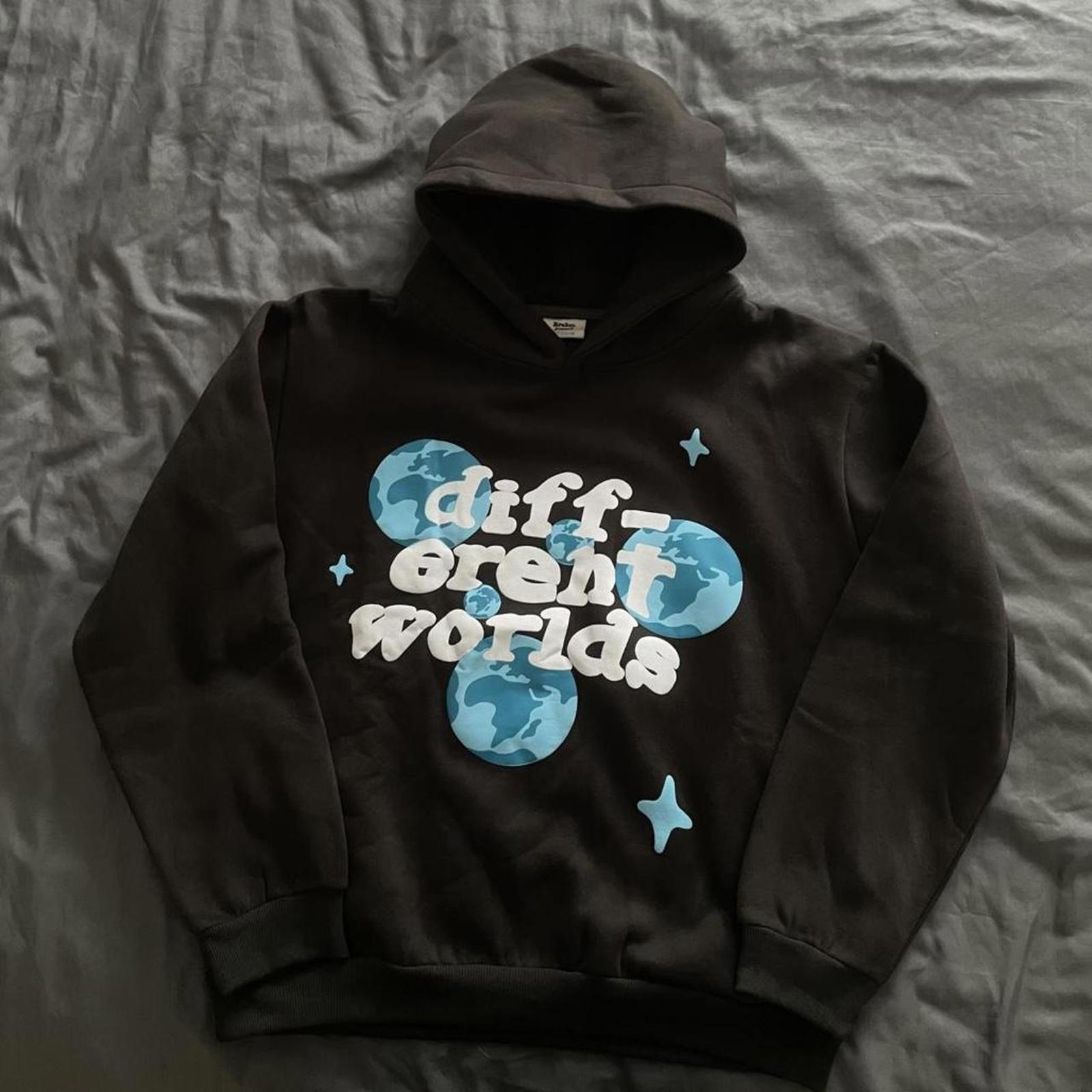 Broken Planet Men's Black and Multi Hoody