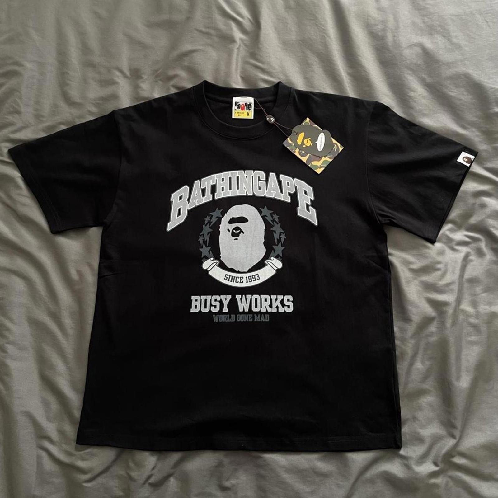 BAPE Men's Black Tshirt