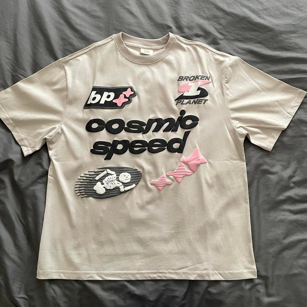 Broken Planet Men's Cream Tshirt