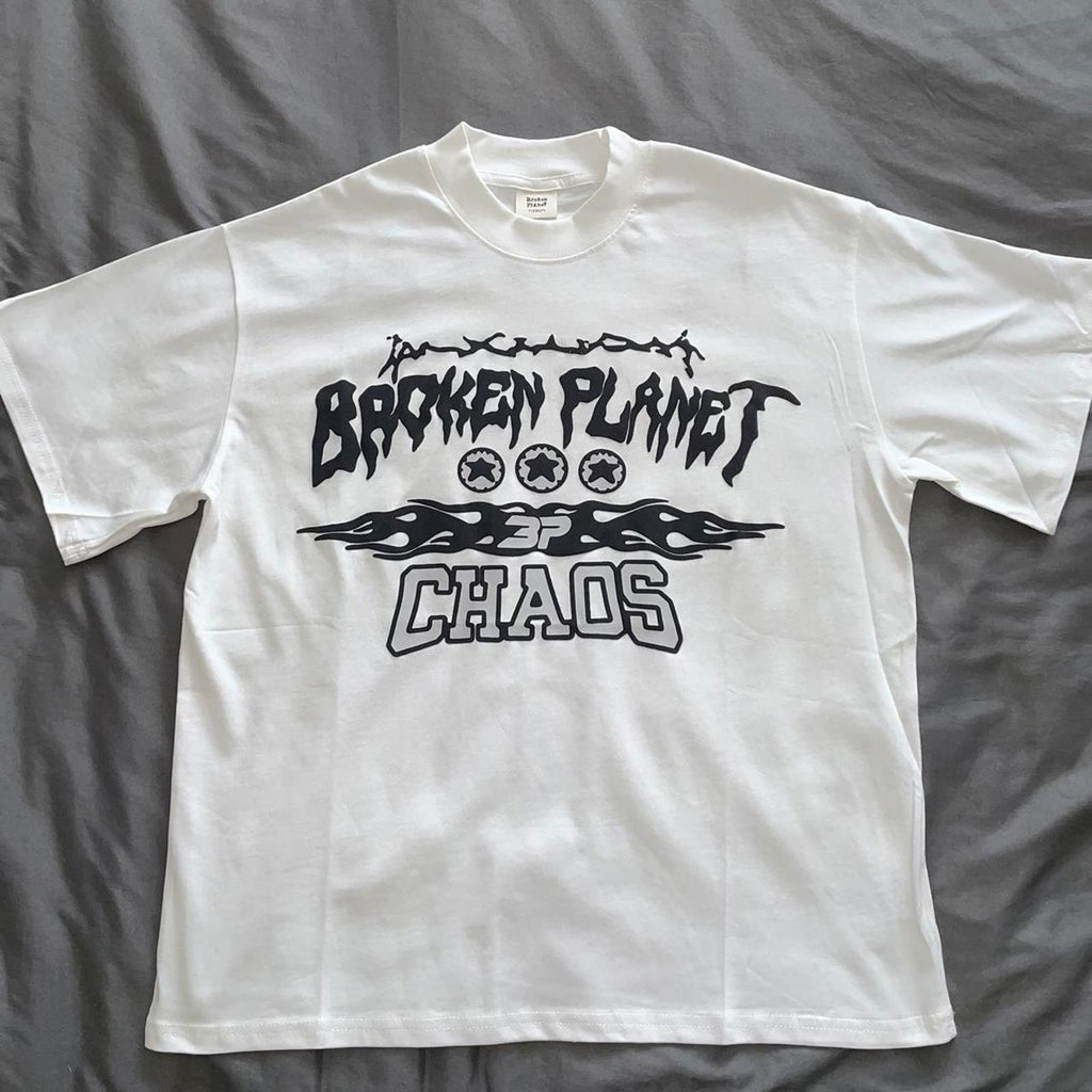 Broken Planet Men's White Tshirt