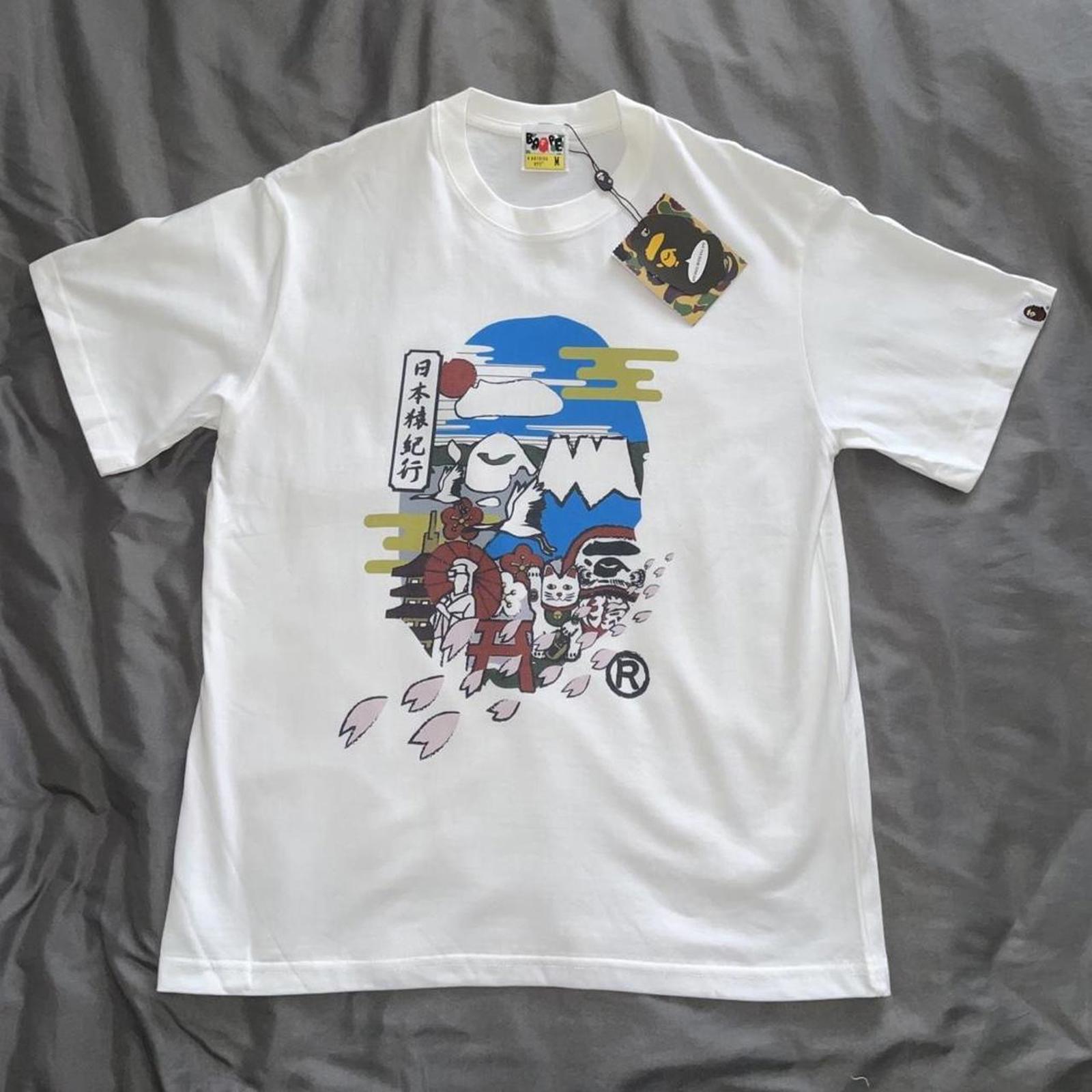 BAPE Men's White Tshirt