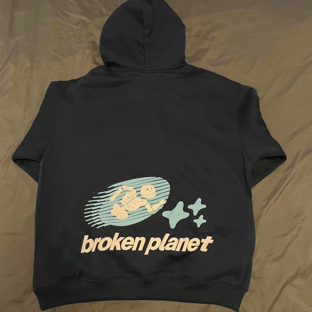 Broken planet cosmic speed navy hoodie used like new excellent condition no signs of wear