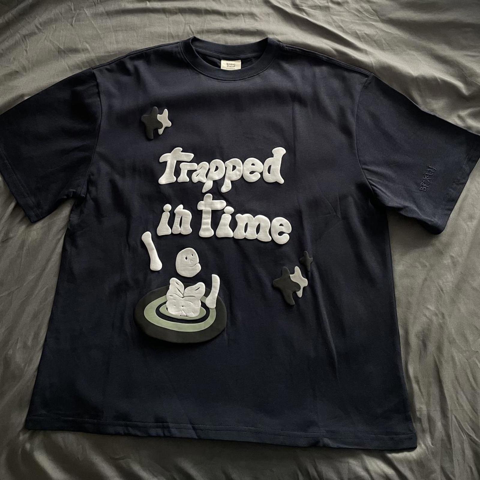 Broken Planet Men's Navy Tshirt