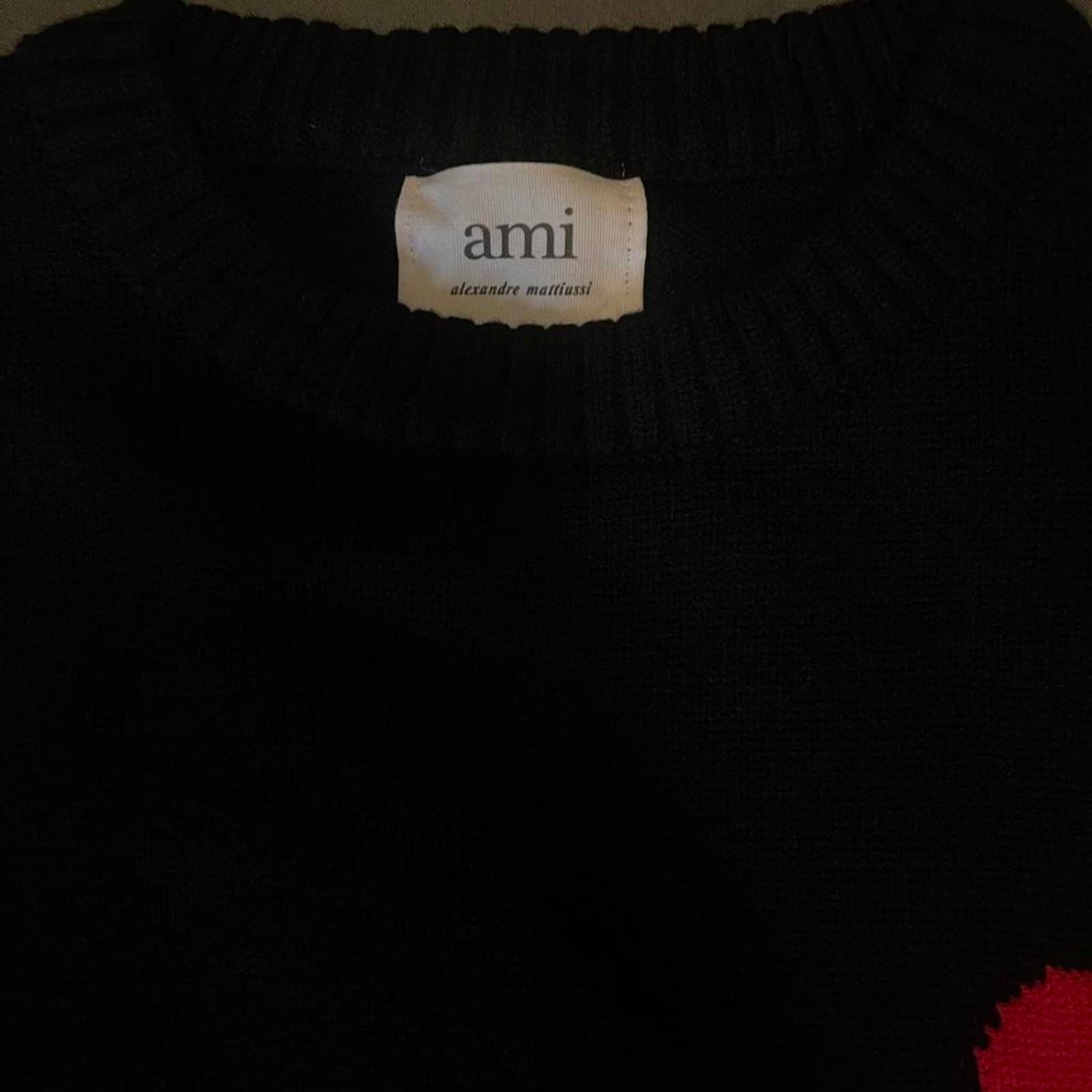 AMI Paris Men's Black Jumper