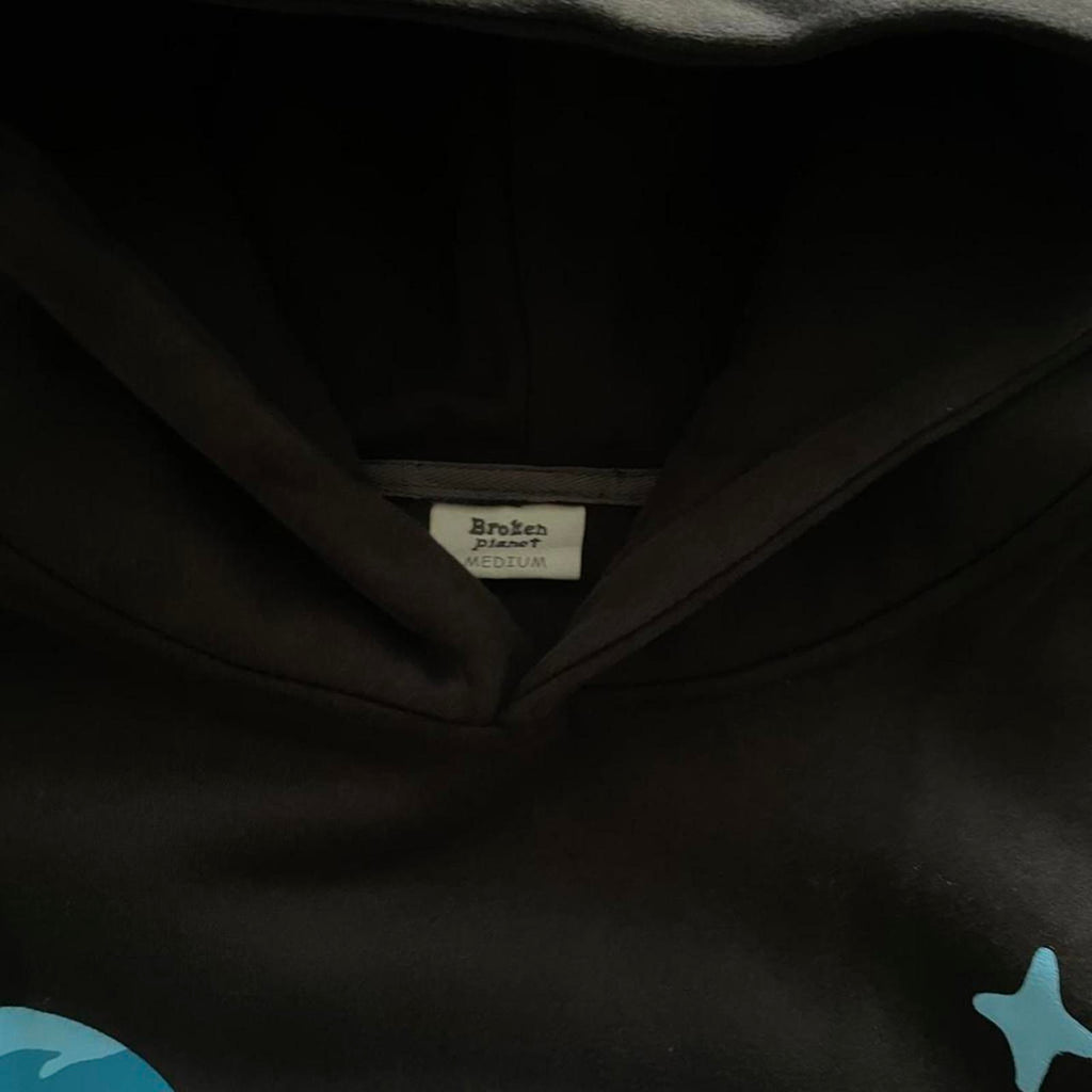 Broken Planet Men's Black and Multi Hoody