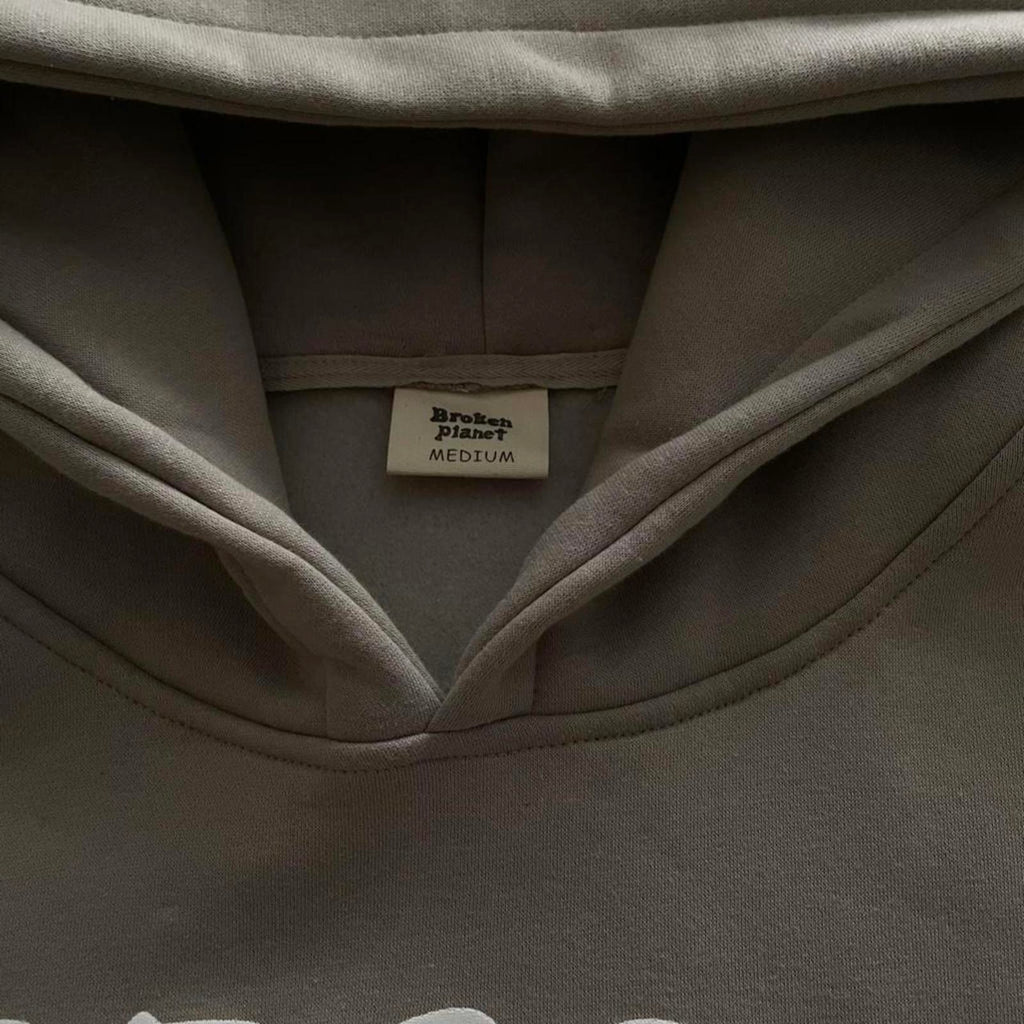 Broken Planet Men's Cream Hoody
