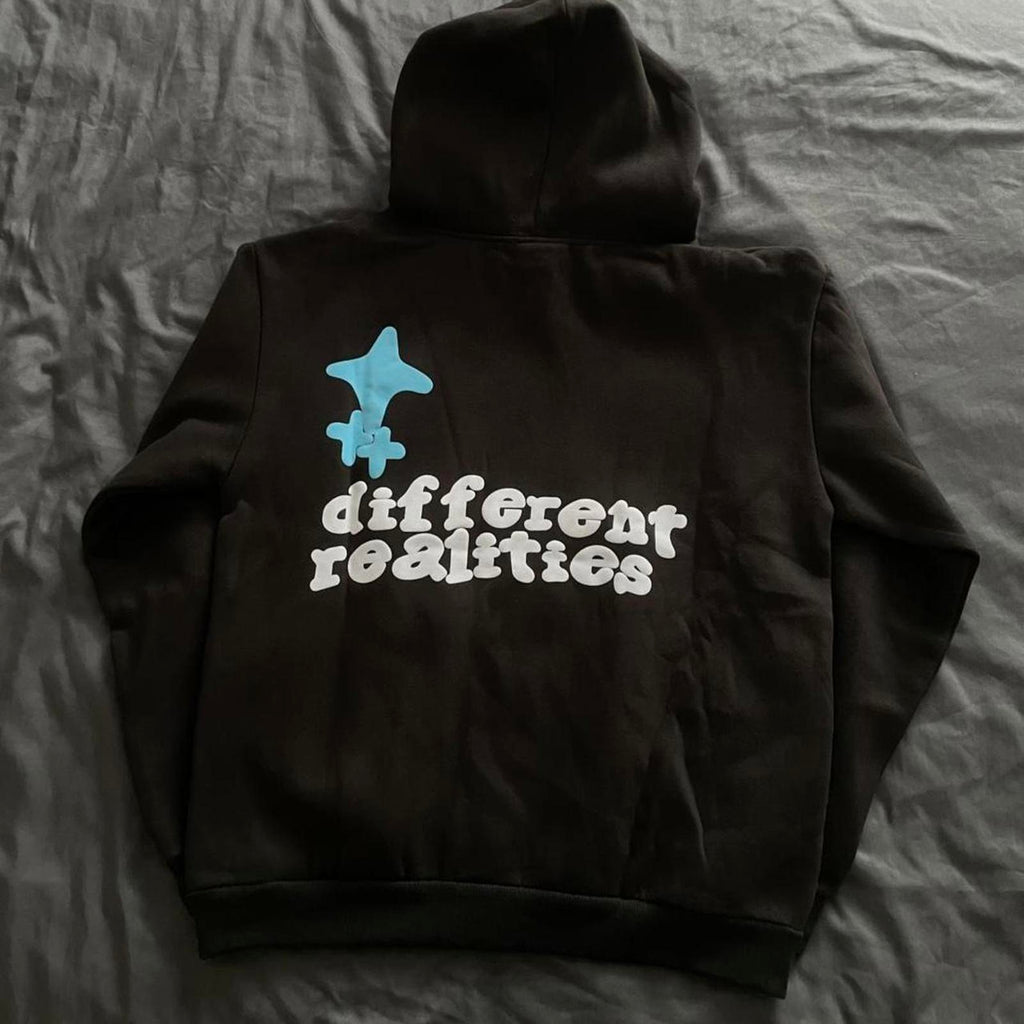Broken Planet Men's Black and Multi Hoody