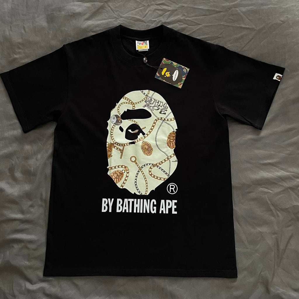 BAPE Men's Black Tshirt