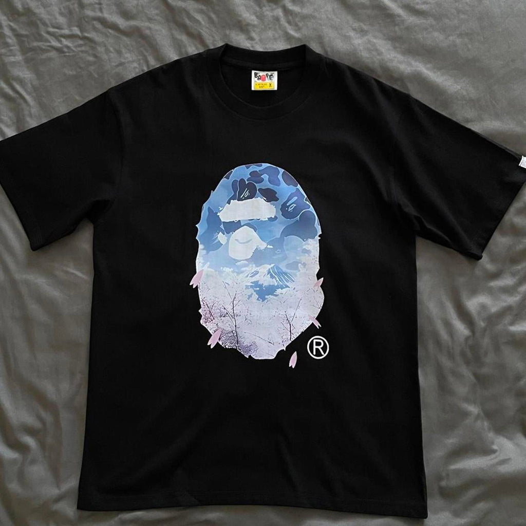 BAPE Men's Black Tshirt