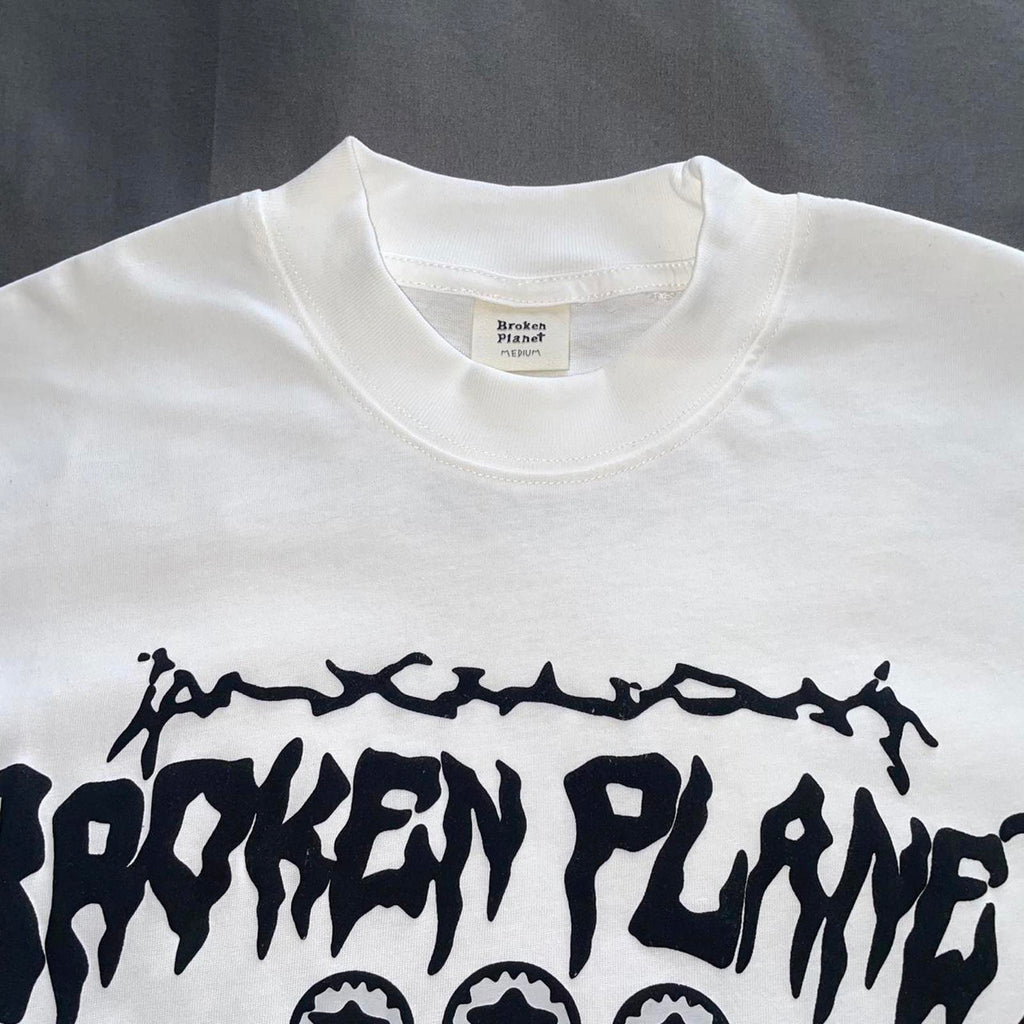 Broken Planet Men's White Tshirt