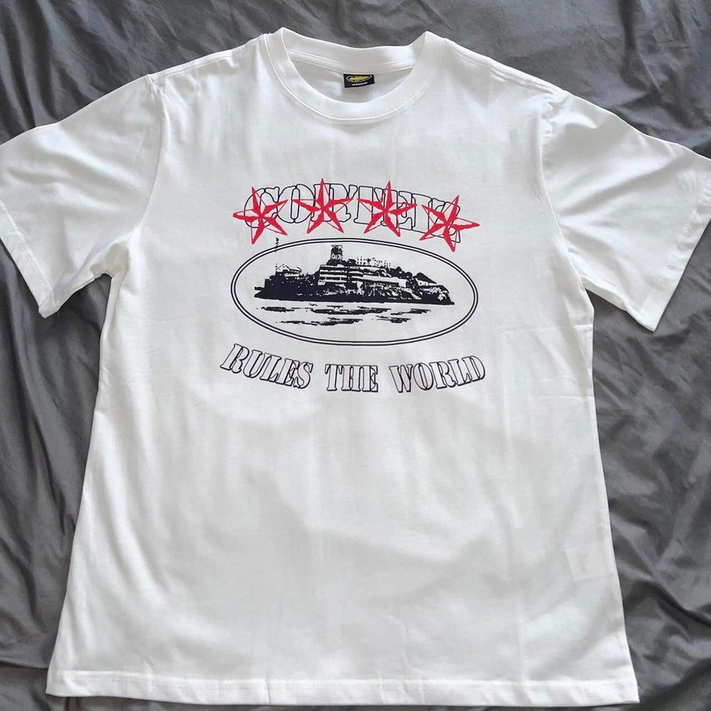 Corteiz Men's White Tshirt