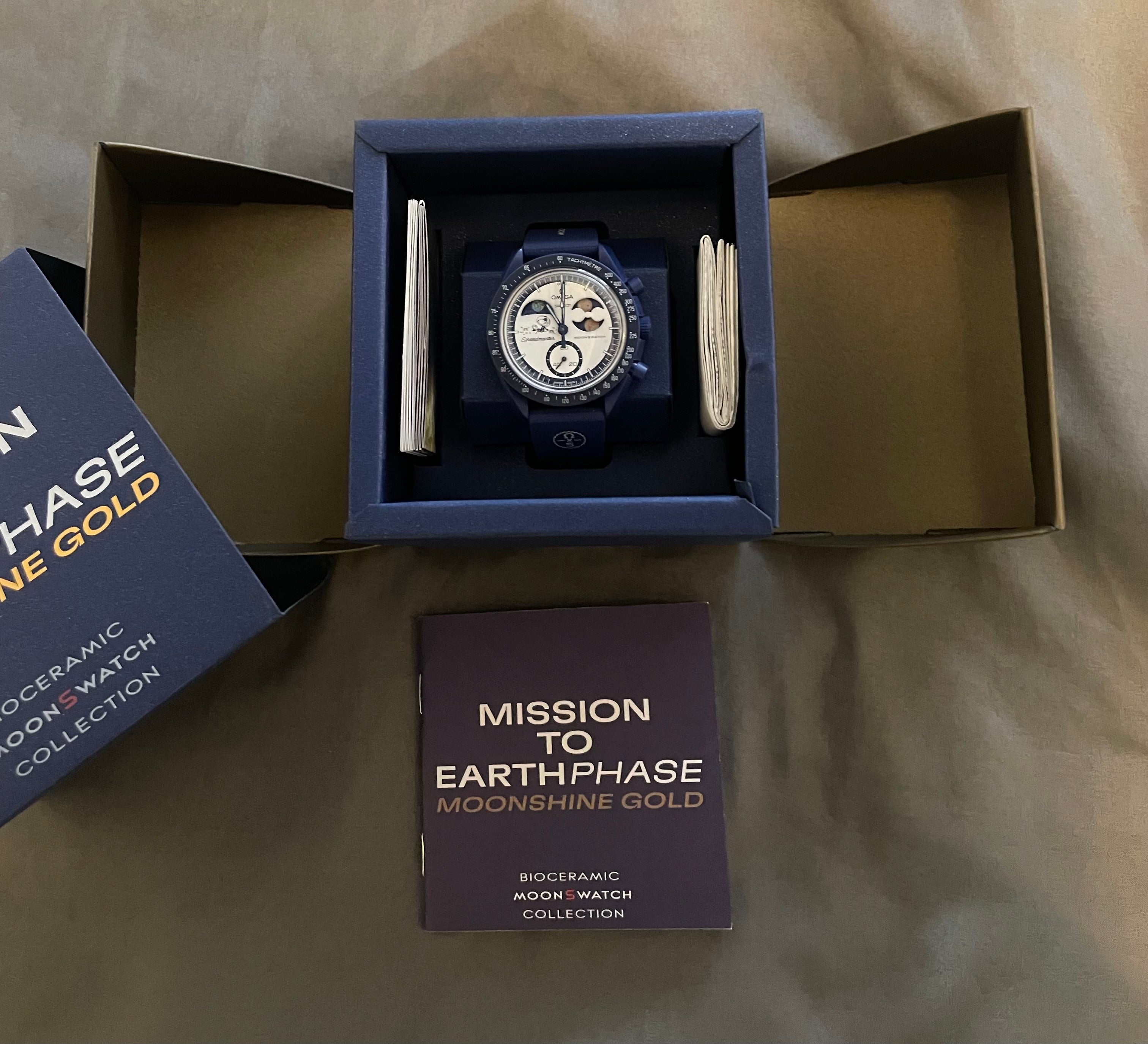 Omega x swatch moonshine gold