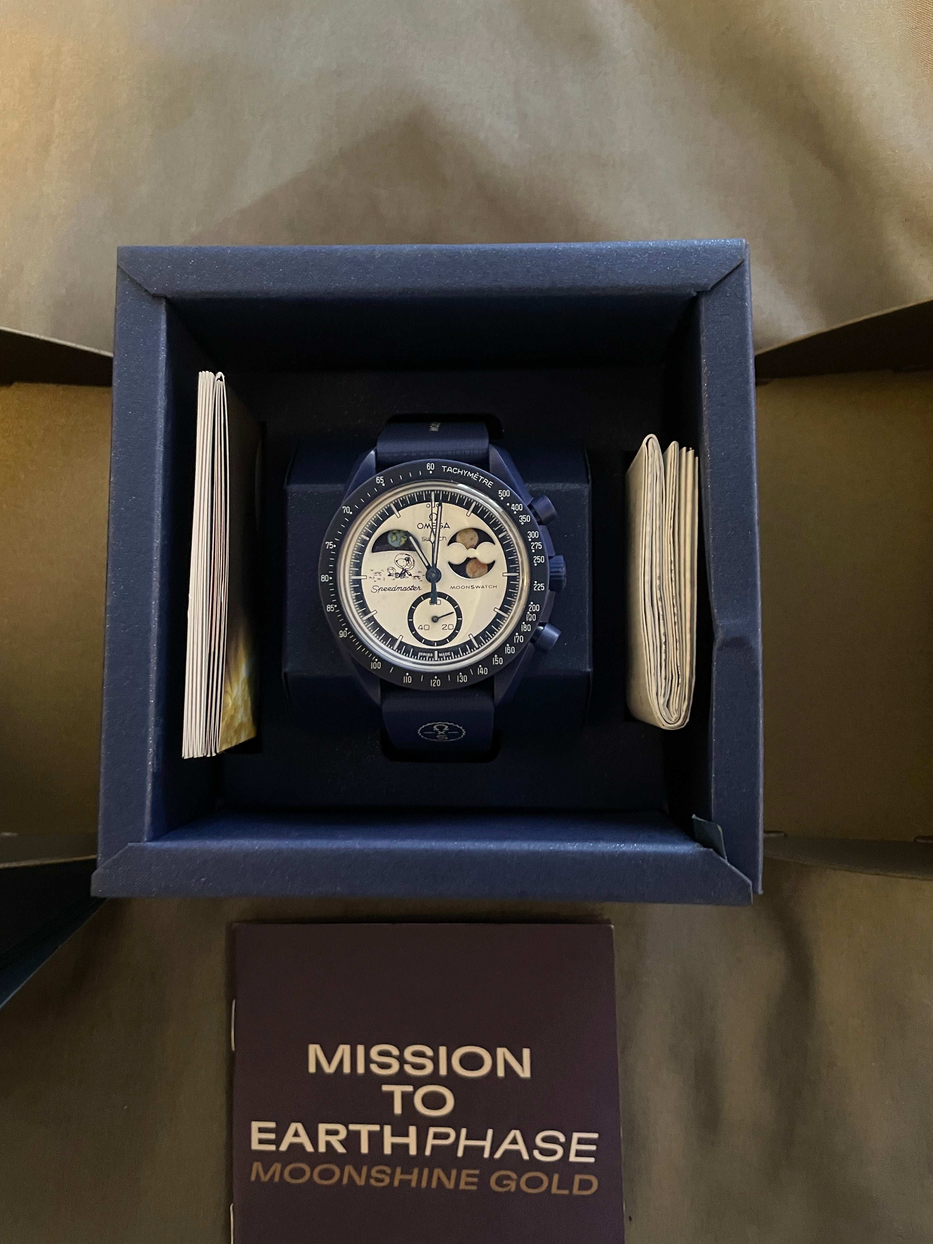 Omega x swatch moonshine gold