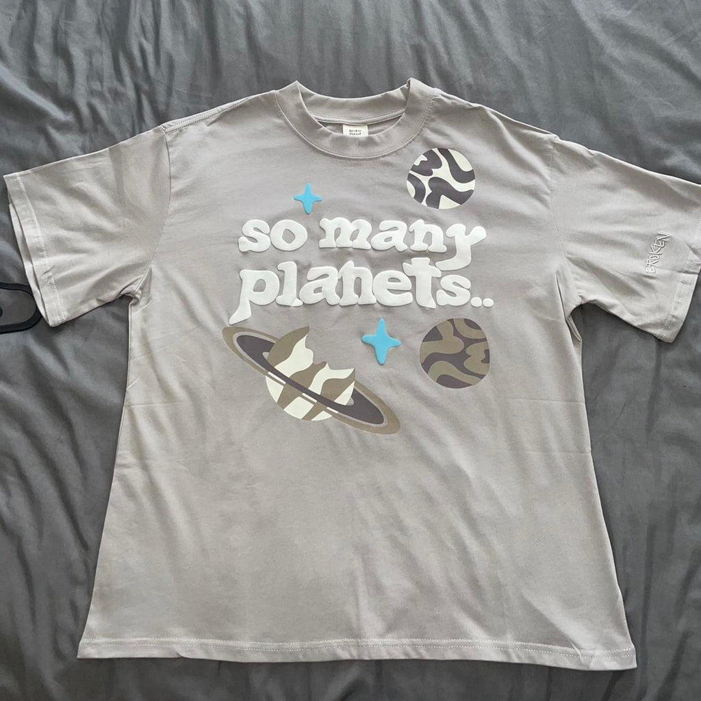 Broken Planet Men's Grey Tshirt