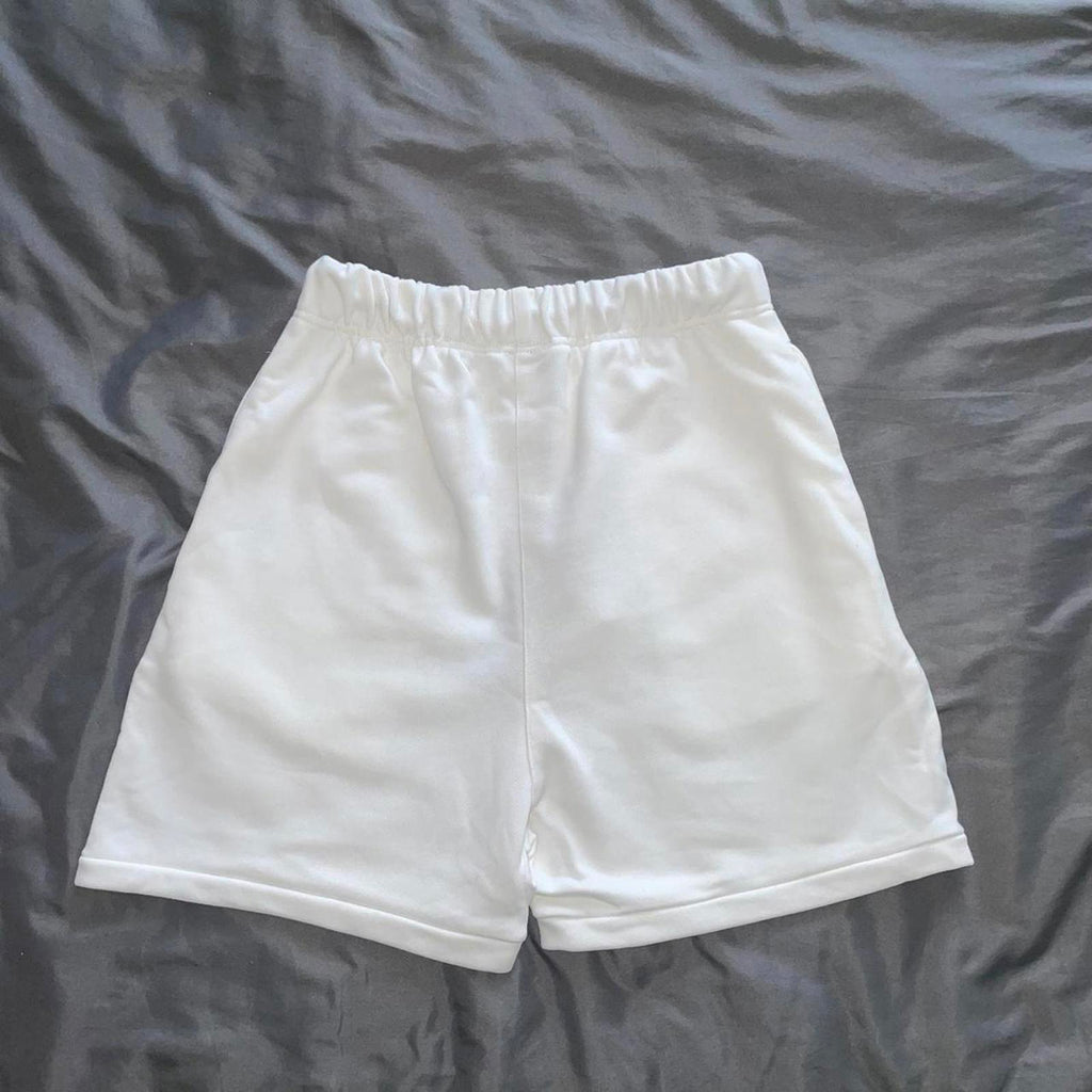 Essentials Men's White Shorts