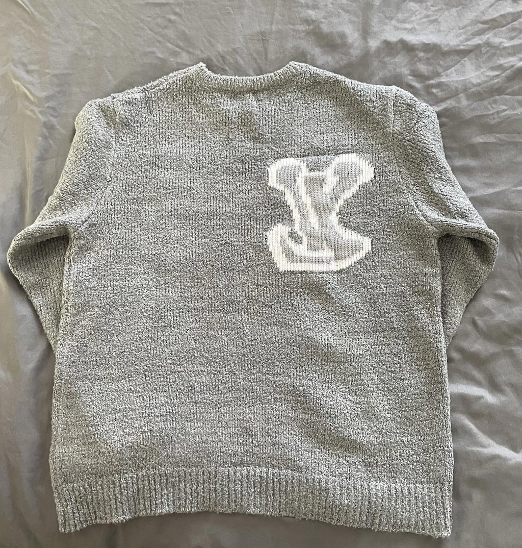 LV Grey Wool Sweater New With Tags
