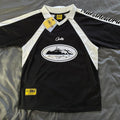 Corteiz Men's Black and Multi Tshirt