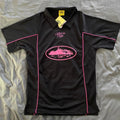 Corteiz Men's Black and Multi Tshirt