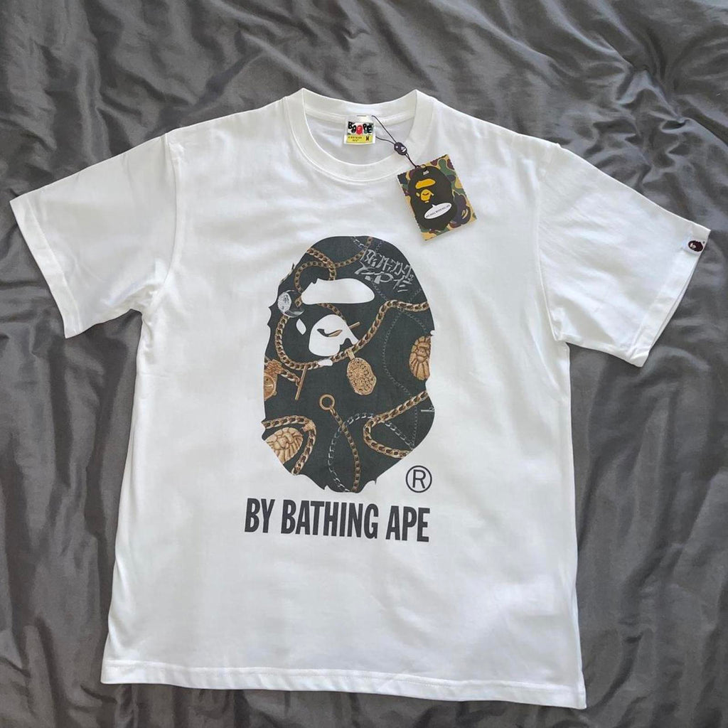 BAPE Men's White Tshirt