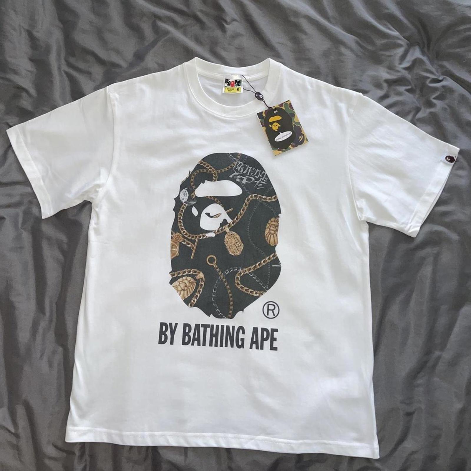 BAPE Men's White Tshirt