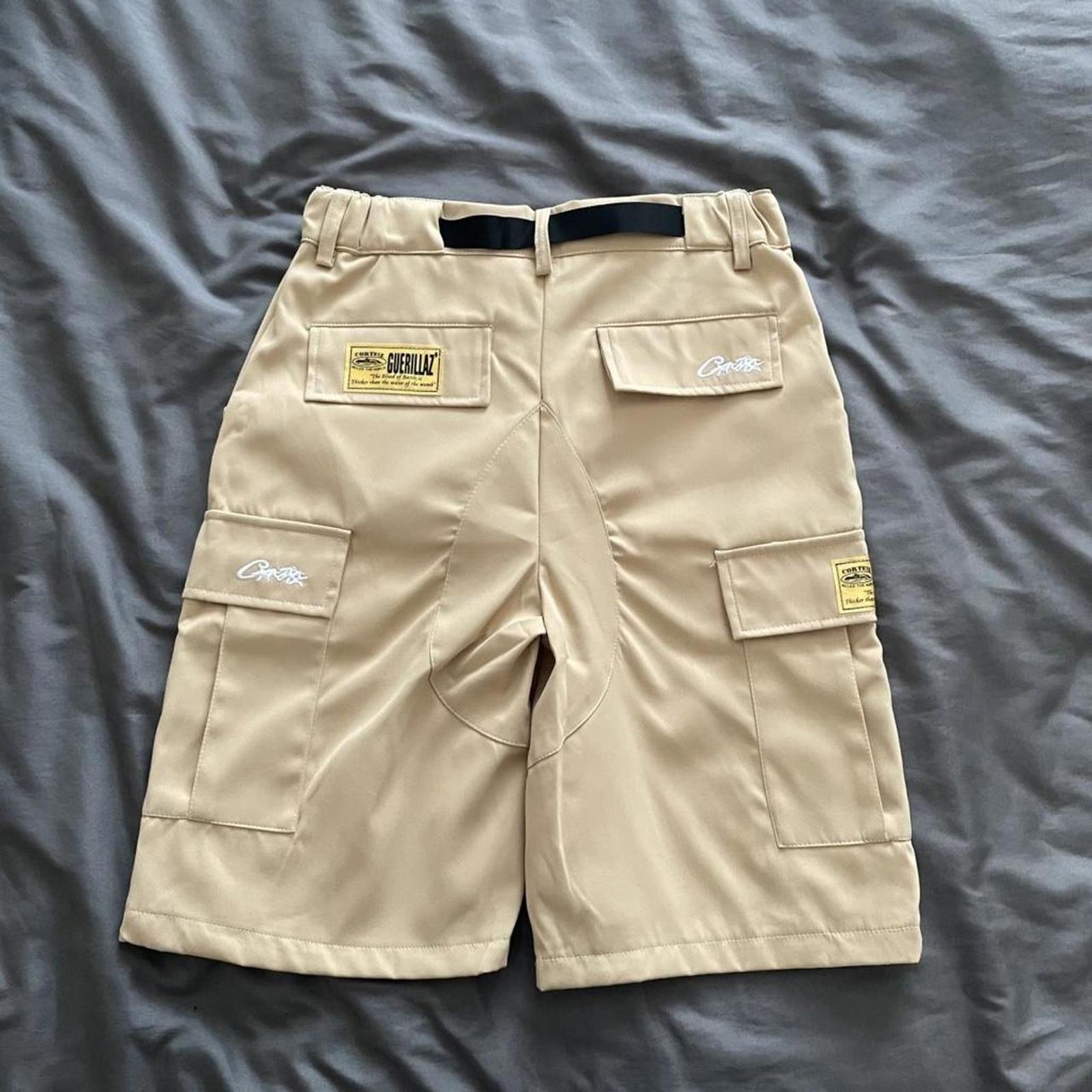 Corteiz Men's Cream Shorts