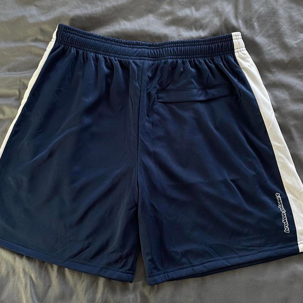 Broken Planet Men's Blue and White Shorts