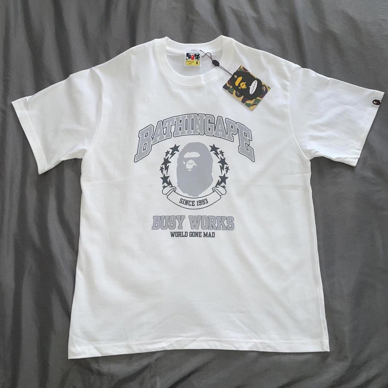 BAPE Men's White Tshirt