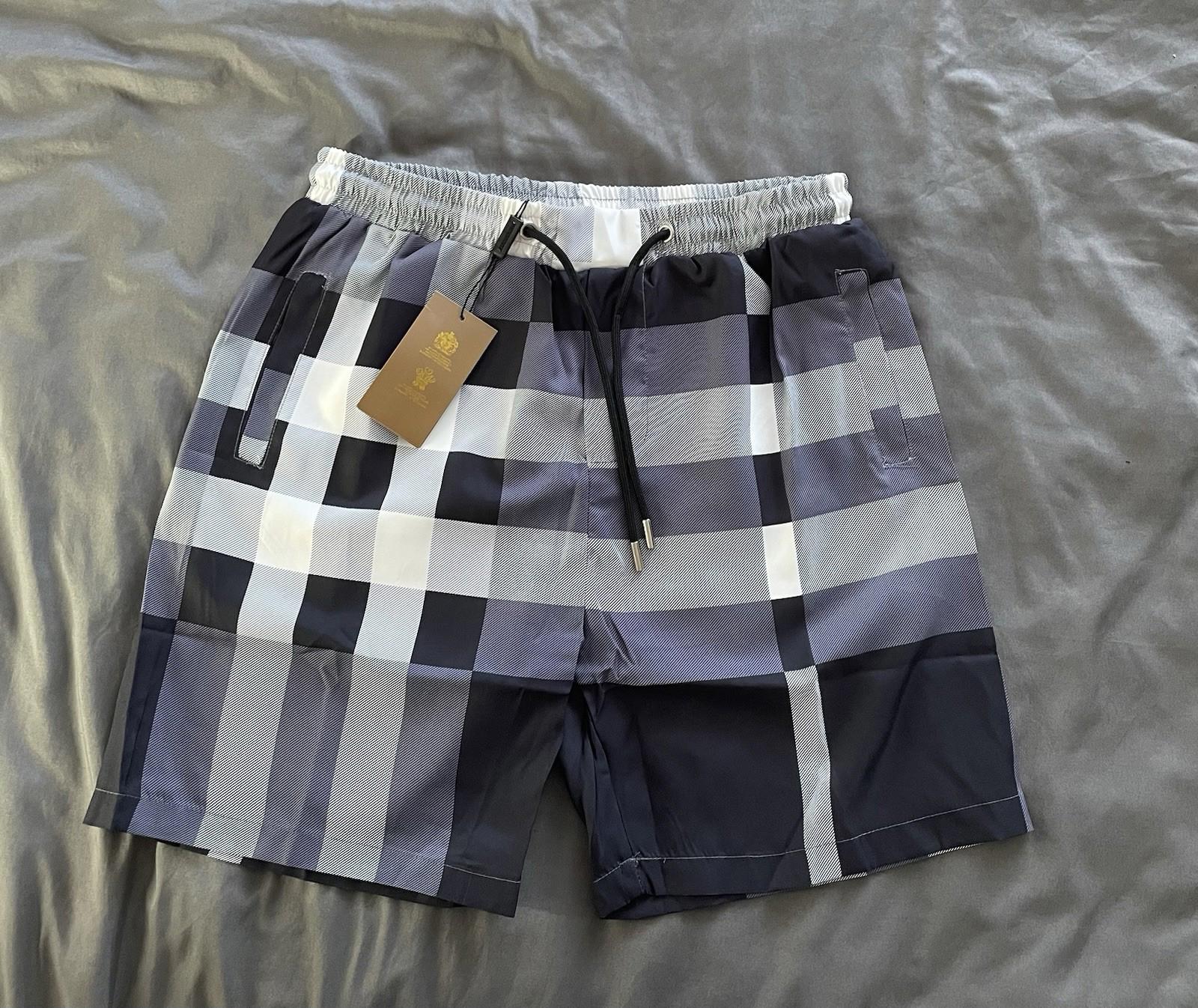 Burberry Check Swim Shorts New With Tags